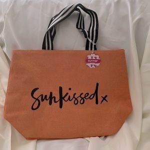 NWT Beach Bag Shoulder Bag Summer Vacation Orange